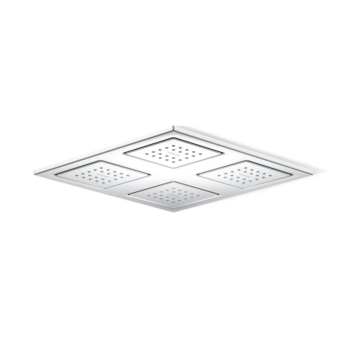 KOHLER K-98740 WaterTile Overhead shower panel with four 22-nozzle sprayheads, polished chrome - view 2
