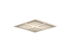 KOHLER K-98740 WaterTile Overhead shower panel with four 22-nozzle sprayheads, vibrant brushed bronze