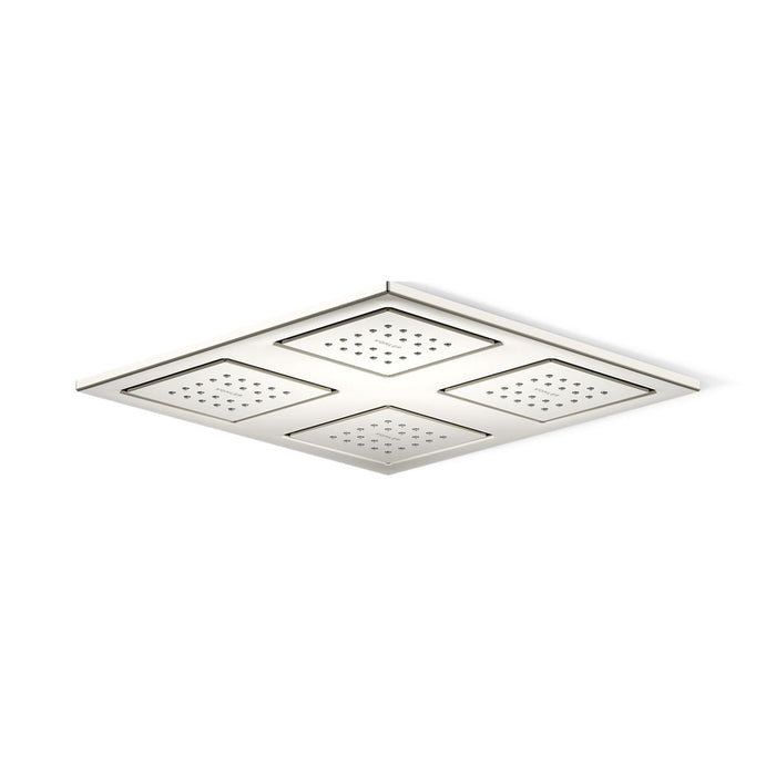 KOHLER K-98740 WaterTile Rain Overhead shower panel with four 22-nozzle sprayheads, vibrant polished nickel - view 2