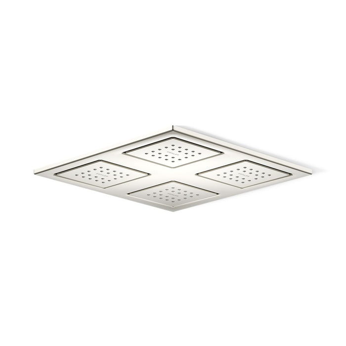 KOHLER K-98740 WaterTile Overhead shower panel with four 22-nozzle sprayheads, vibrant polished nickel - view 2