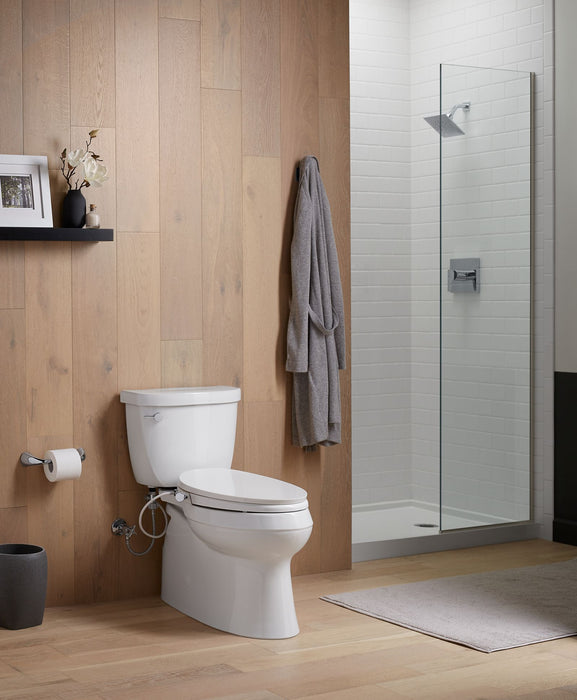 KOHLER K-98804-CP PureWash Elongated manual bidet toilet seat