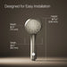 KOHLER K-99248 Awaken Single-function handshower with Eco-Boost, vibrant brushed nickel - view 4