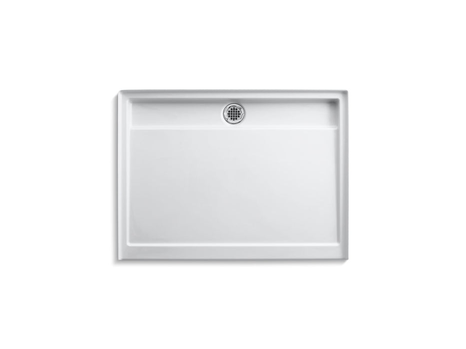 KOHLER K-9925 Groove 48" x 36" alcove shower base, rear center drain