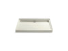 KOHLER Groove 48" x 36" alcove shower base, rear center drain