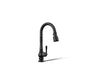 KOHLER Artifacts Pull-down kitchen sink faucet with three-function sprayhead