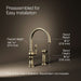 KOHLER Artifacts Single-handle kitchen sink faucet with two-function sprayhead