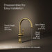 KOHLER Artifacts Single-handle kitchen sink faucet