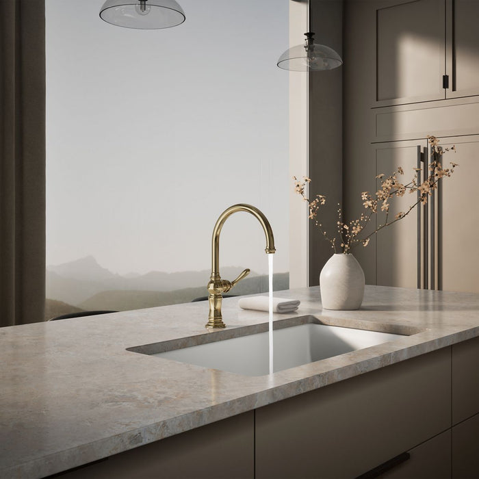 KOHLER Artifacts Single-handle kitchen sink faucet
