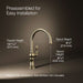 KOHLER Artifacts Single-handle kitchen sink faucet