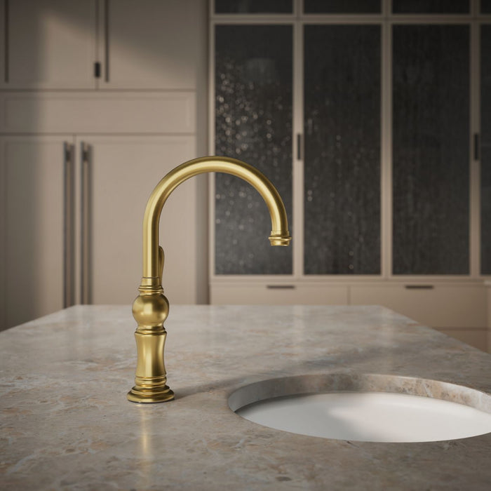KOHLER Artifacts Single-handle kitchen sink faucet