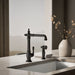 KOHLER Artifacts Single-handle kitchen sink faucet with side sprayer