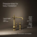 KOHLER Artifacts Single-handle kitchen sink faucet with side sprayer