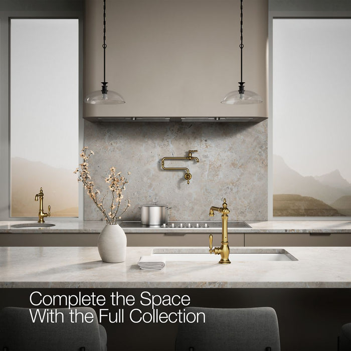 KOHLER Artifacts Single-handle kitchen sink faucet