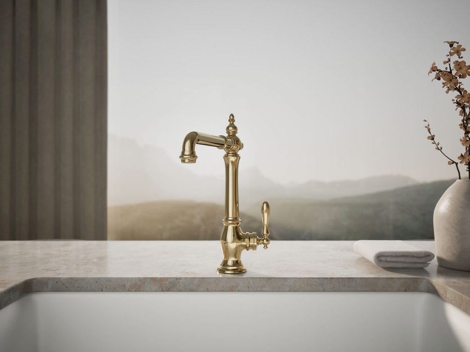 KOHLER Artifacts Single-handle kitchen sink faucet