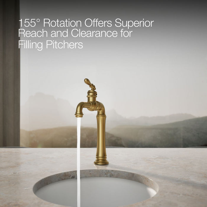 KOHLER Artifacts Single-handle bar sink faucet