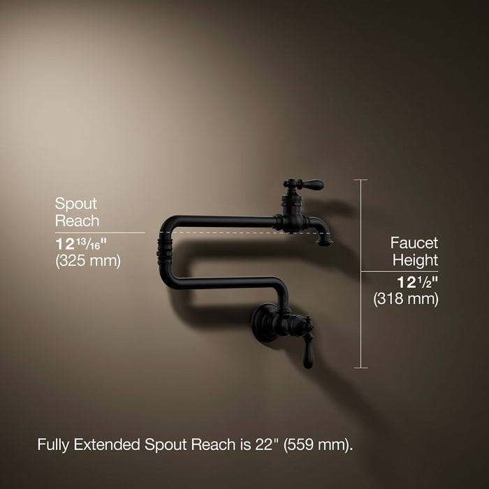 KOHLER K-99270 Artifacts Wall-mount pot filler