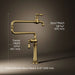 KOHLER Artifacts Deck-mount pot filler