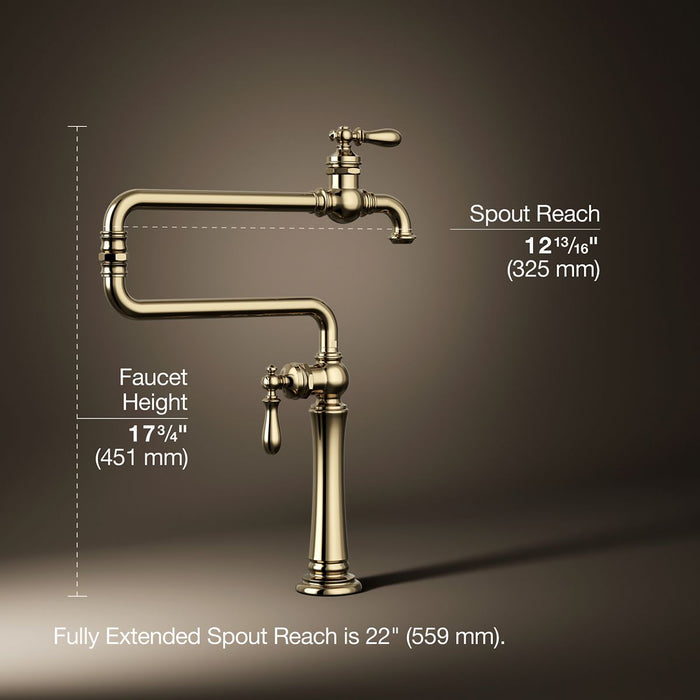 KOHLER Artifacts Deck-mount pot filler
