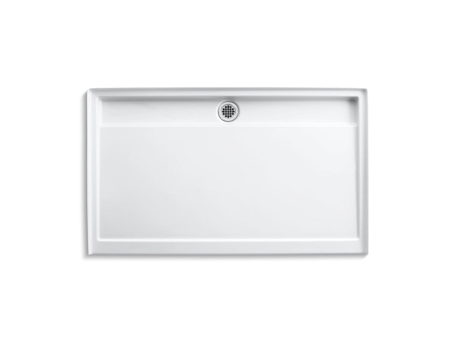 KOHLER K-9928 Groove 60" x 36" alcove shower base, center drain