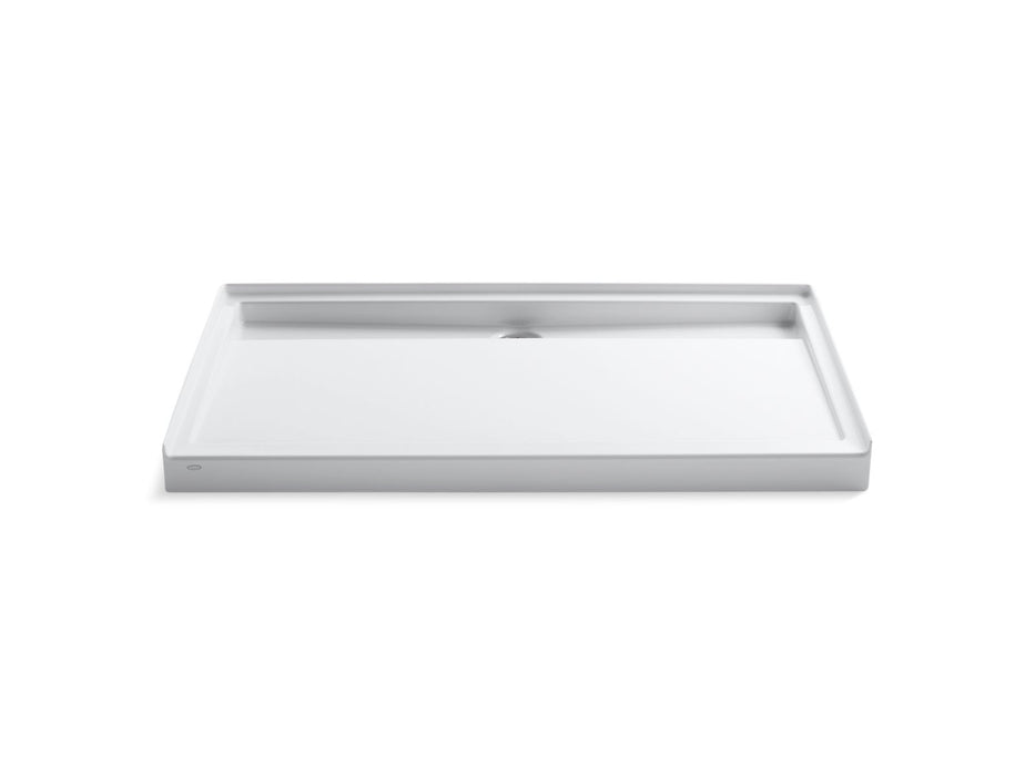 KOHLER Groove 60" x 36" alcove shower base, center drain