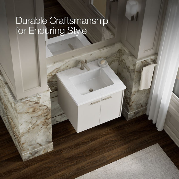 KOHLER Jute 24" wall-hung bathroom vanity cabinet