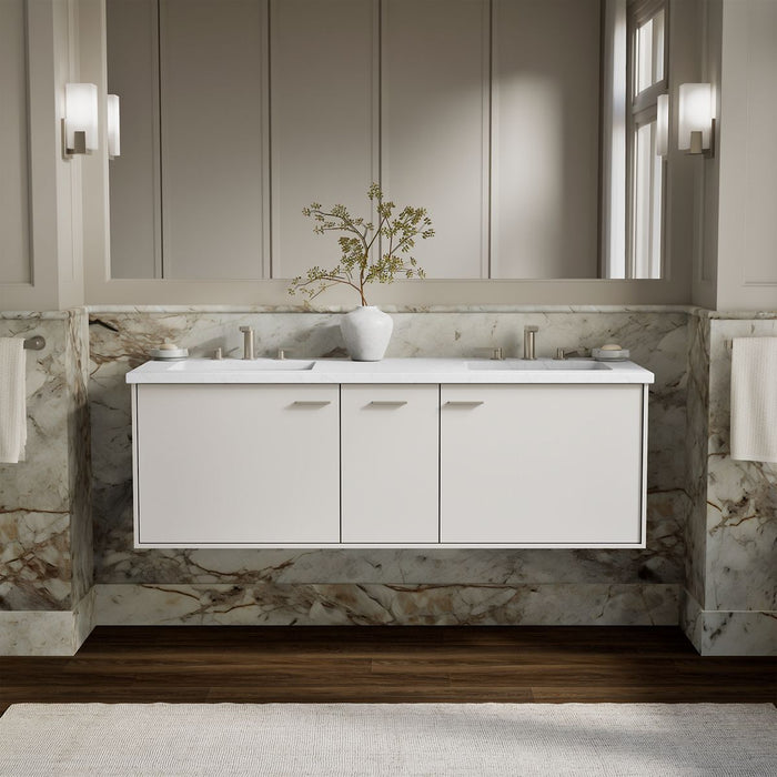 KOHLER Jute 60" wall-hung bathroom vanity cabinet