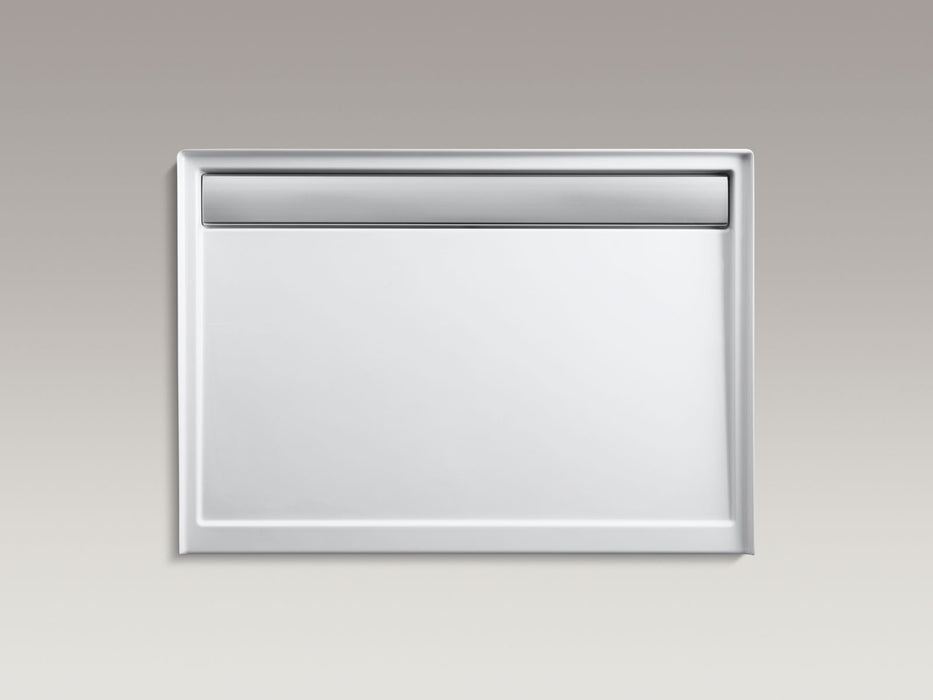 KOHLER K-9996 Groove 60" x 42" alcove shower base, rear center drain