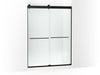 KOHLER K-CA33777-10L Stoneridge 80-5/16" H frameless sliding shower door with 3/8" -thick Crystal Clear glass