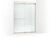 KOHLER K-CA33780-10L Stoneridge 80-5/16" H frameless sliding shower door with 3/8" -thick Crystal Clear glass
