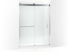KOHLER K-CA33781-10L Stoneridge 80-5/16" H frameless sliding shower door with 3/8" -thick Crystal Clear glass