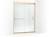 KOHLER K-CA33781-10L Stoneridge 80-5/16" H frameless sliding shower door with 3/8" -thick Crystal Clear glass
