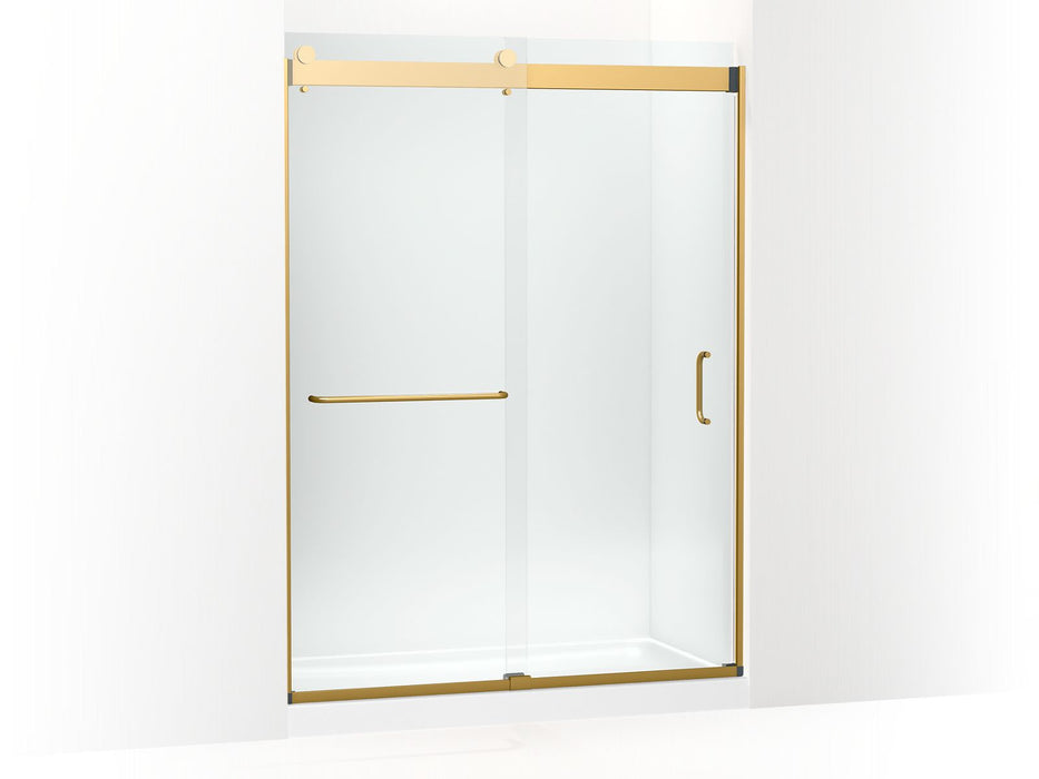 KOHLER K-CA33781-10L Stoneridge 80-5/16" H frameless sliding shower door with 3/8" -thick Crystal Clear glass