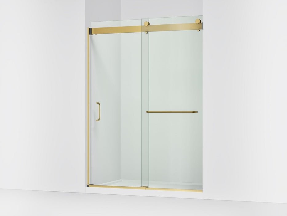KOHLER K-CA33781-10L Stoneridge 80-5/16" H frameless sliding shower door with 3/8" -thick Crystal Clear glass