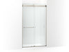 KOHLER K-CA33783-10L Stoneridge 80-5/16" H frameless sliding shower door with 3/8" -thick Crystal Clear glass