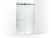 KOHLER K-CA33783-10L Stoneridge 80-5/16" H frameless sliding shower door with 3/8" -thick Crystal Clear glass
