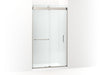 KOHLER K-CA33787-10L Stoneridge 80-5/16" H frameless sliding shower door with 3/8" -thick Crystal Clear glass