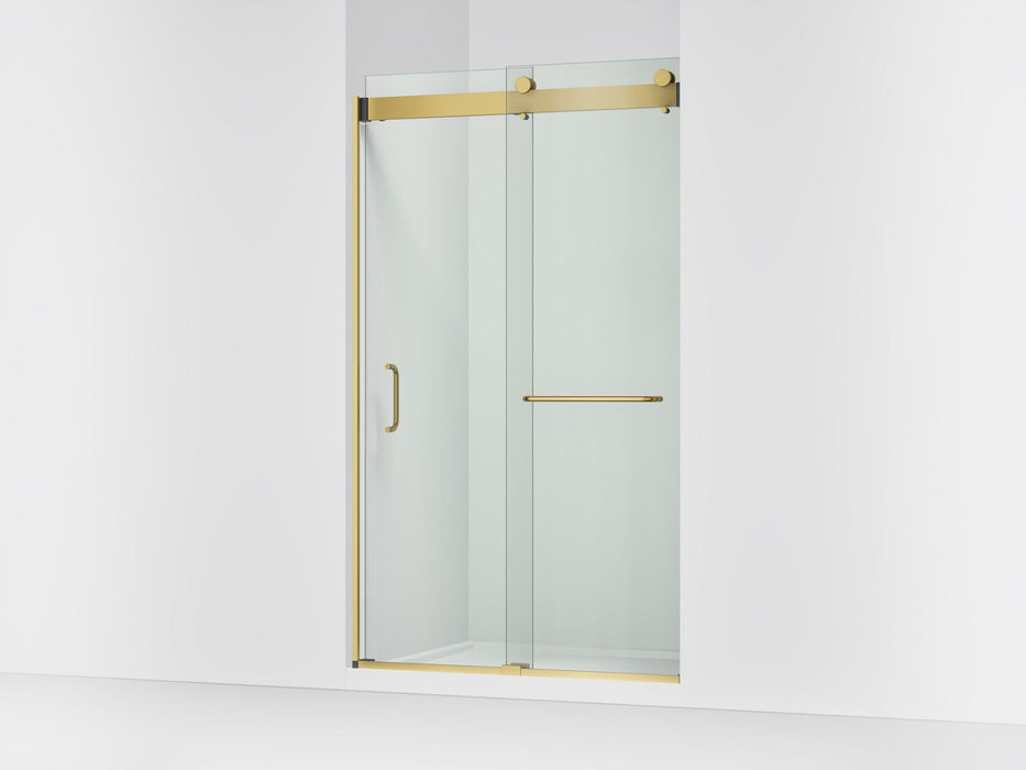 KOHLER K-CA33787-10L Stoneridge 80-5/16" H frameless sliding shower door with 3/8" -thick Crystal Clear glass