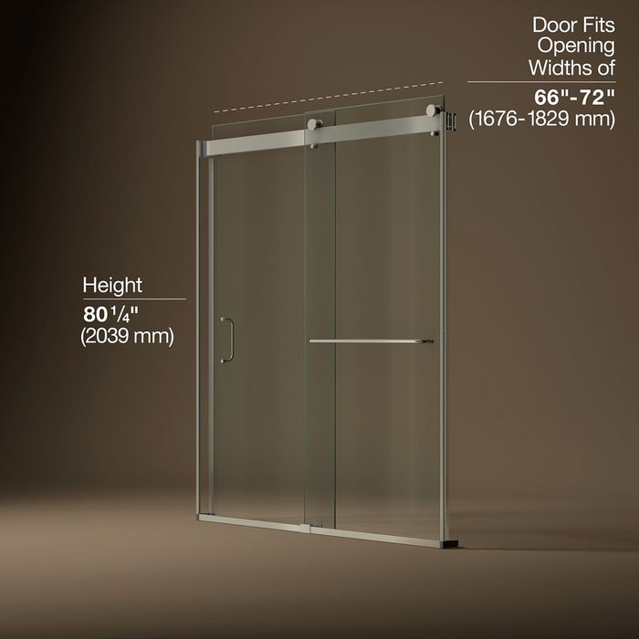 3/4 view of product with dimensions