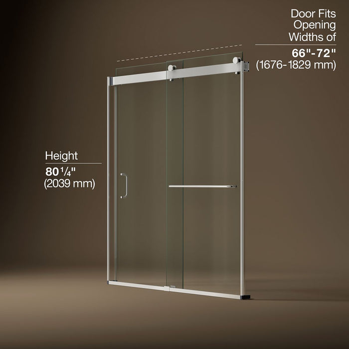 3/4 view of product with dimensions