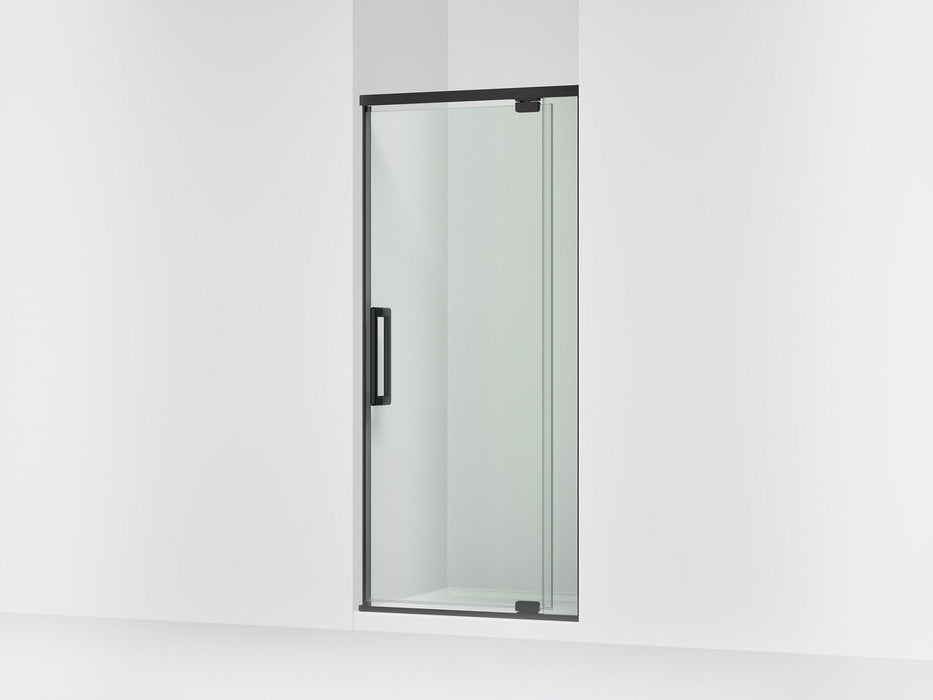 KOHLER K-CA37593-8L Statement 76" H pivot shower door with 5/16"-thick glass