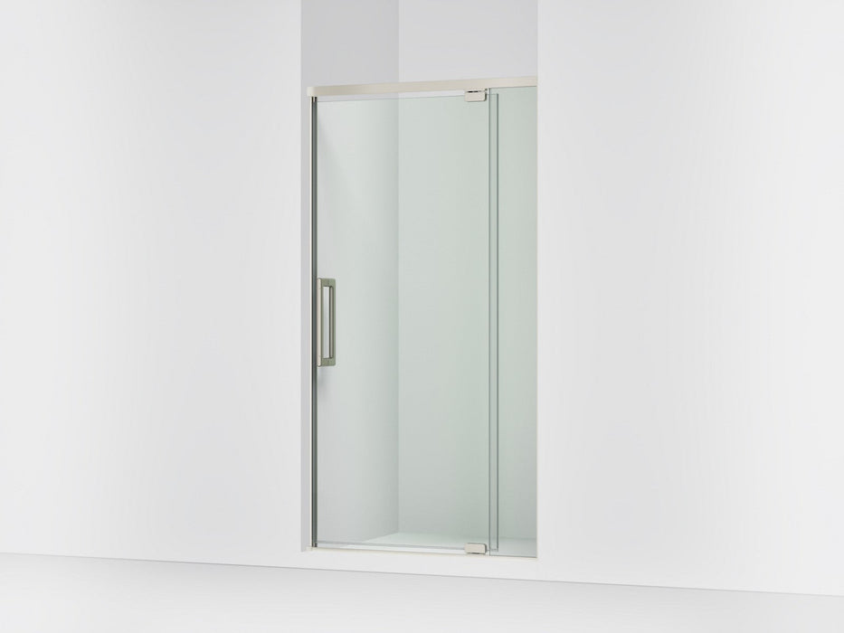 KOHLER K-CA37594-8L Statement 76" H pivot shower door with 5/16"-thick glass