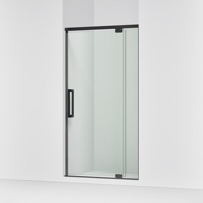 KOHLER K-CA37594-8L Statement 76" H pivot shower door with 5/16"-thick glass