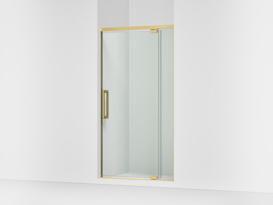 KOHLER K-CA37594-8L Statement 76" H pivot shower door with 5/16"-thick glass