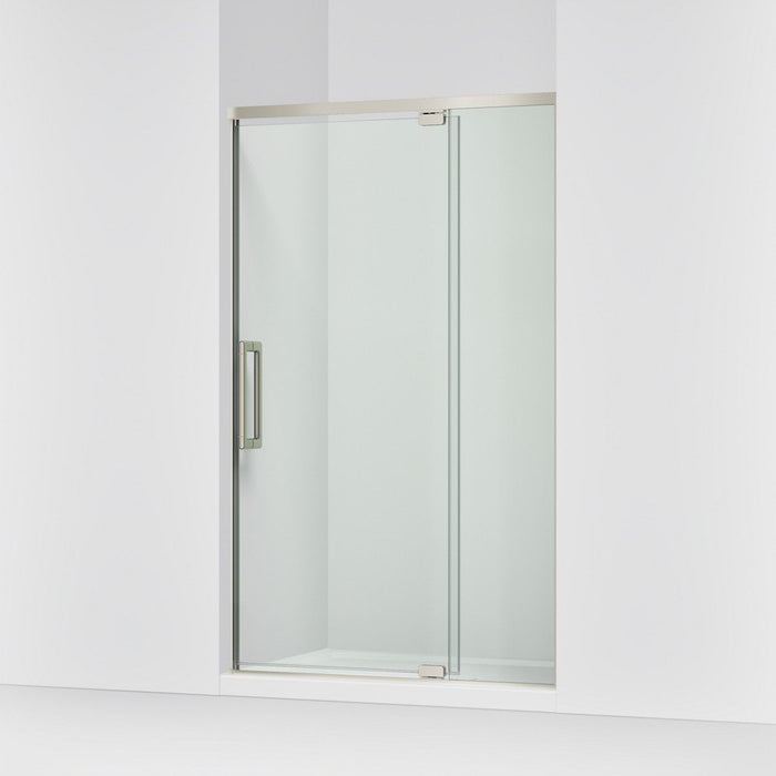 KOHLER K-CA37595-8L Statement 76" H pivot shower door with 5/16"-thick glass