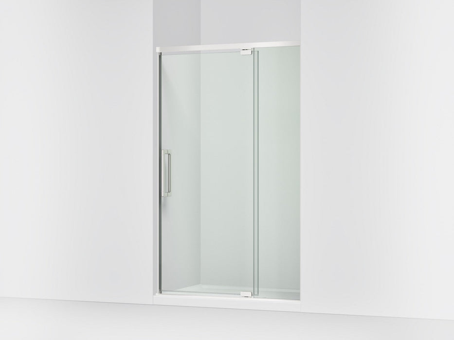 KOHLER K-CA37595-8L Statement 76" H pivot shower door with 5/16"-thick glass