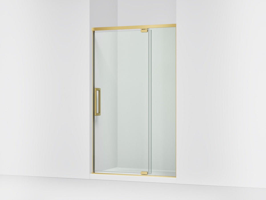 KOHLER K-CA37595-8L Statement 76" H pivot shower door with 5/16"-thick glass