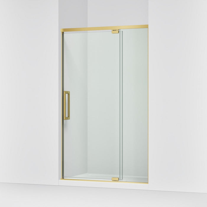 KOHLER K-CA37595-8L Statement 76" H pivot shower door with 5/16"-thick glass