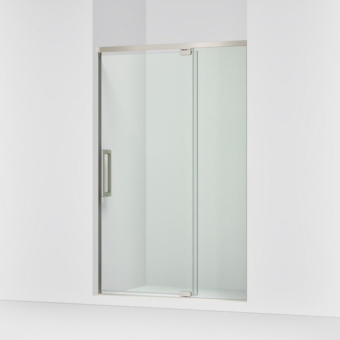 KOHLER K-CA37596-8L Statement 76" H pivot shower door with 5/16"-thick glass