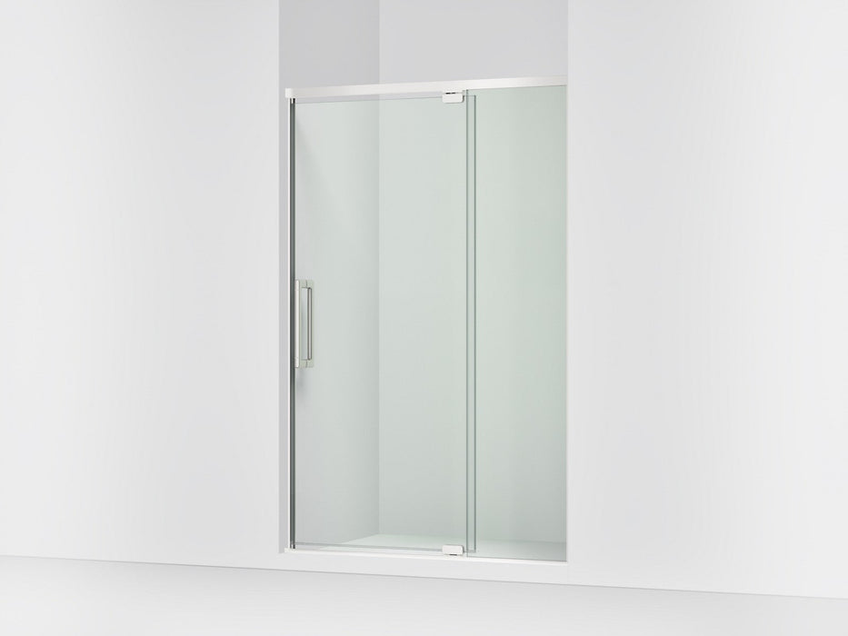 KOHLER K-CA37596-8L Statement 76" H pivot shower door with 5/16"-thick glass