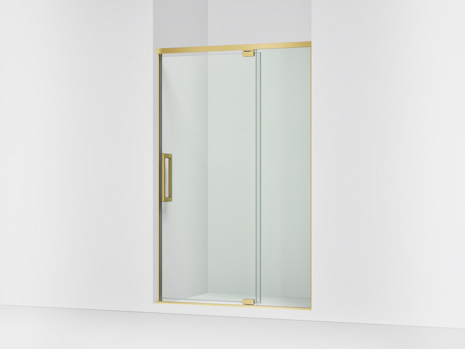 KOHLER K-CA37596-8L Statement 76" H pivot shower door with 5/16"-thick glass